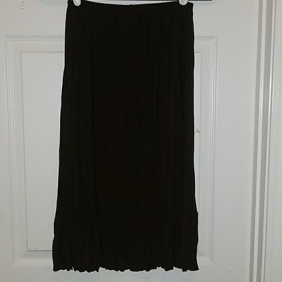Stephen & Casey brown pleated skirt Sz PS EUC - Picture 1 of 5